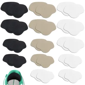 14 Pairs of Shoes Heel Repair, 3 Colors Leather Sneaker Repair Patch, Self-Adhesive Heel Protection Heel Pad Repair for Most Shoes Sitting Leather Goods (Small and Large)