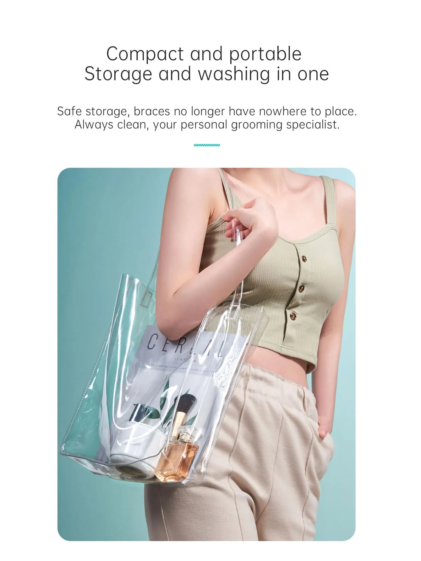1pc Brace Cleaning Machine