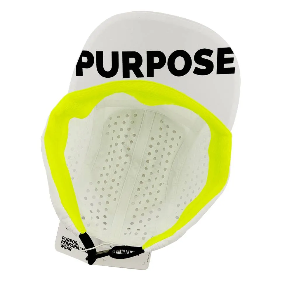 5-Panel Camper Cycling and Running Cap (White)