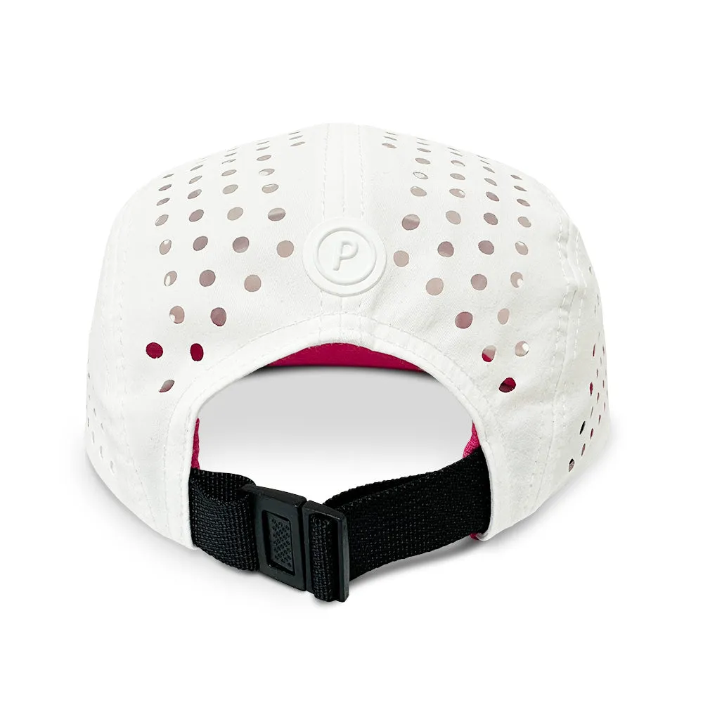 5-Panel Camper Cycling and Running Cap (White)