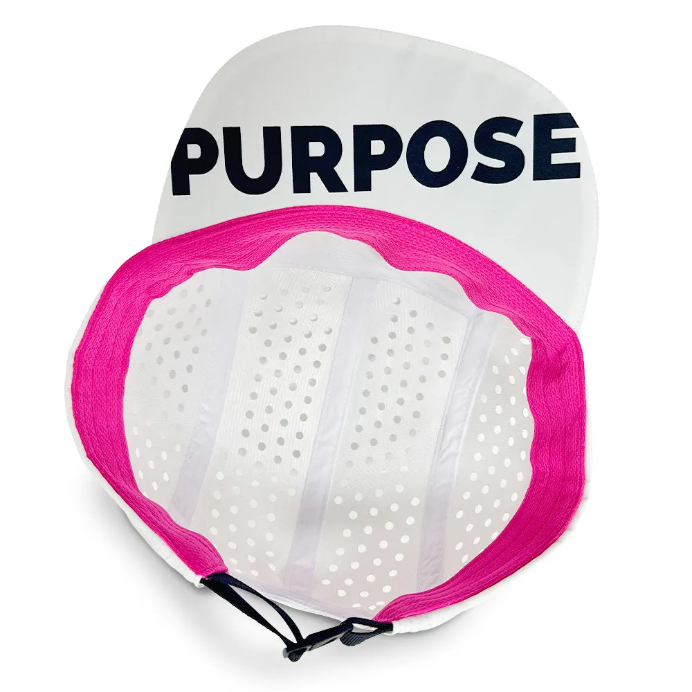 5-Panel Camper Cycling and Running Cap (White)