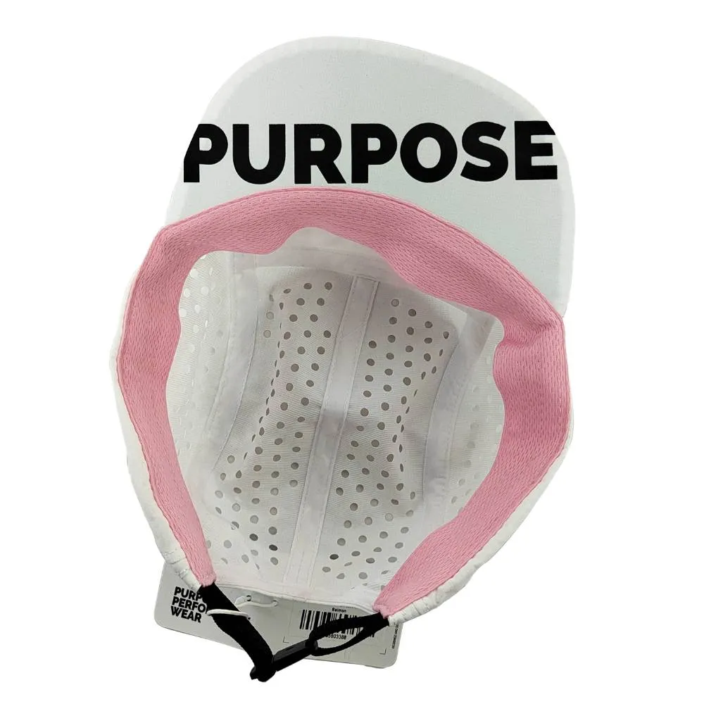 5-Panel Camper Cycling and Running Cap (White)