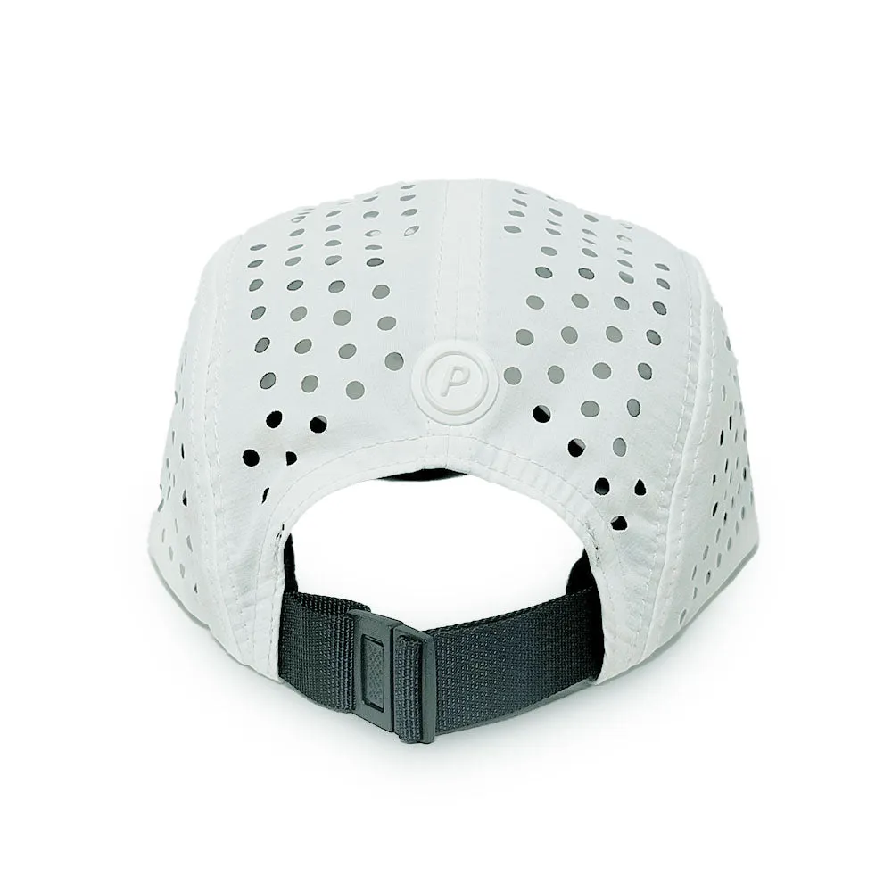 5-Panel Camper Cycling and Running Cap (White)