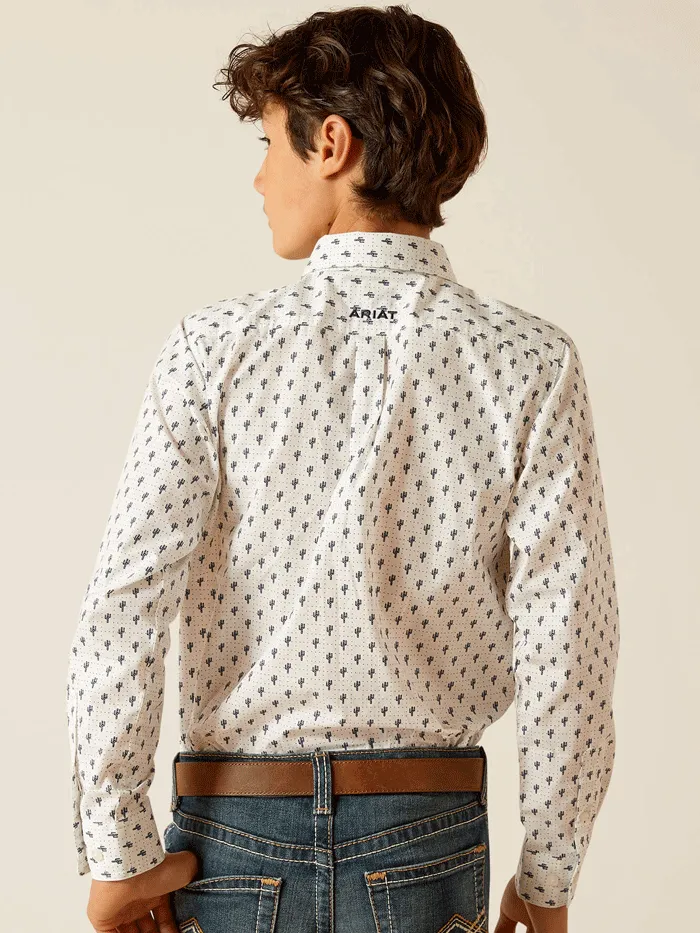 Ariat 10048655 Kids Parker Classic Fit Shirt White