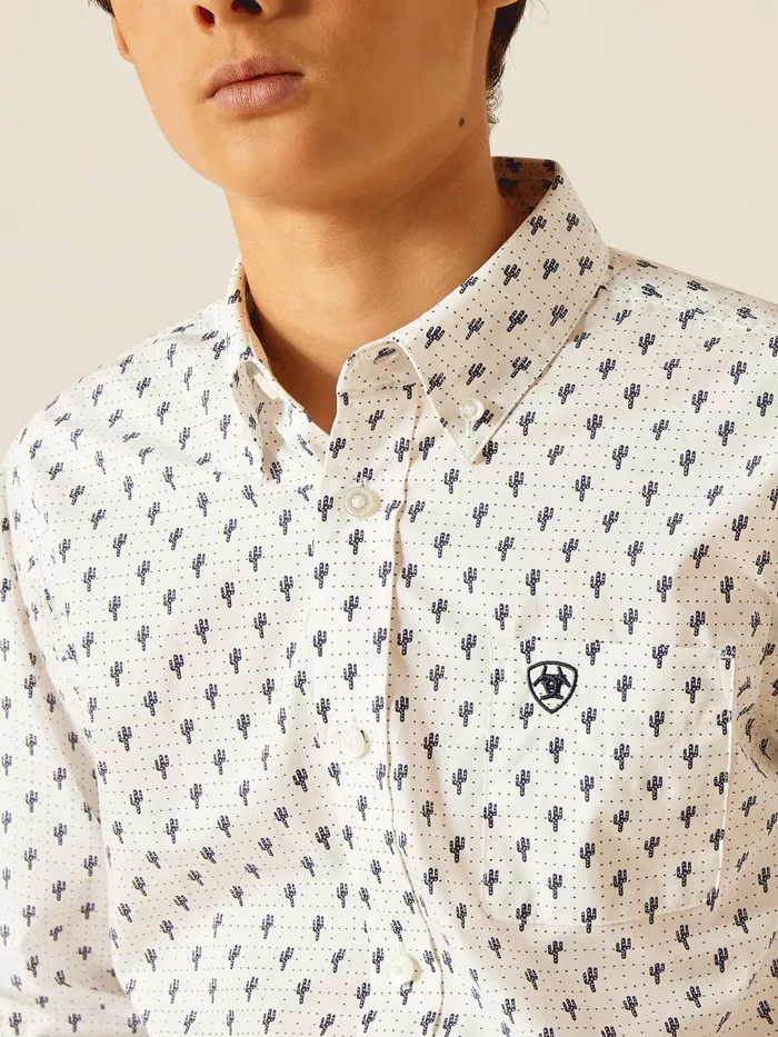 Ariat 10048655 Kids Parker Classic Fit Shirt White