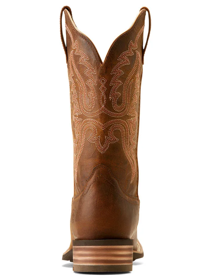 Ariat 10051039 Womens Olena Square Toe Western Boots Sassy Brown