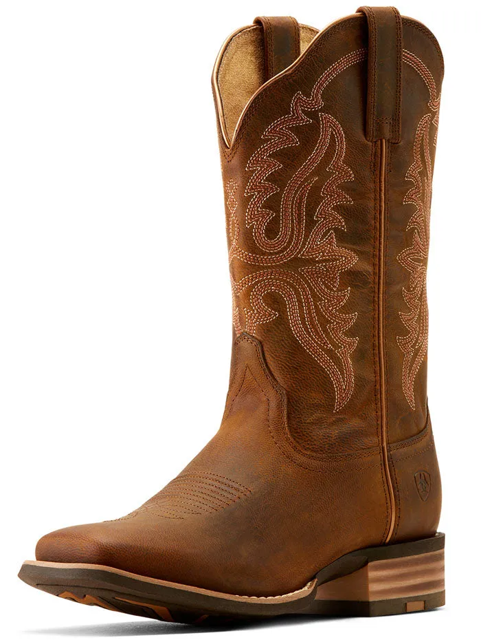Ariat 10051039 Womens Olena Square Toe Western Boots Sassy Brown