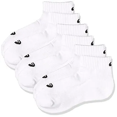 Asics 3 Pack Training Quarter Socks -