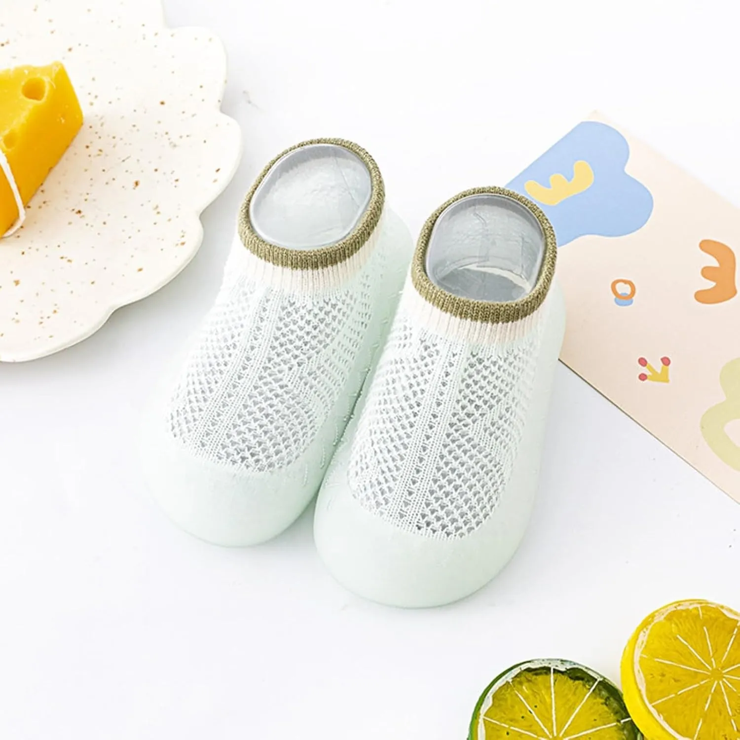Baby Sock Shoes Soft Sole Baby Shoes Infant Walking Shoes Toddler Baby Girl Boy First Walking Shoes Non-Slip Sneakers
