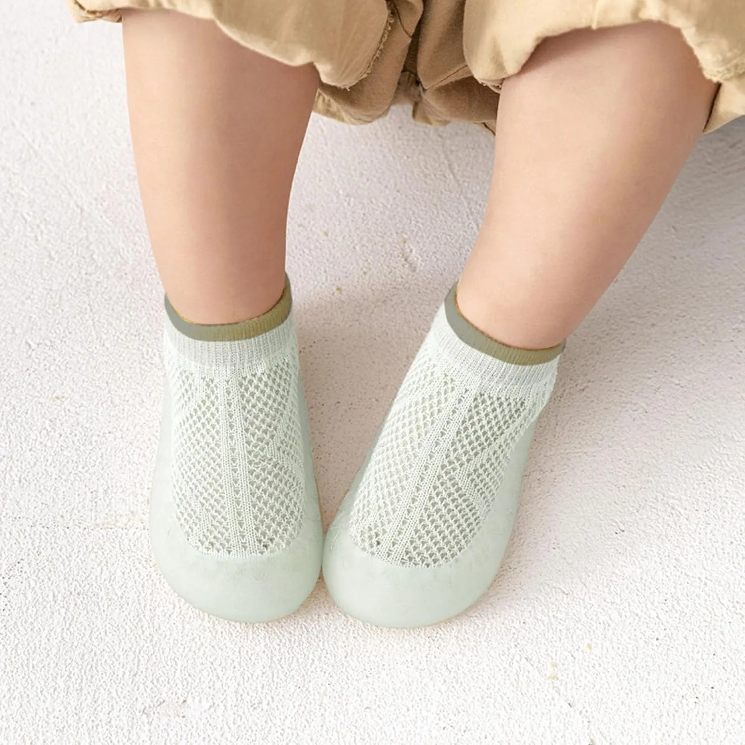 Baby Sock Shoes Soft Sole Baby Shoes Infant Walking Shoes Toddler Baby Girl Boy First Walking Shoes Non-Slip Sneakers
