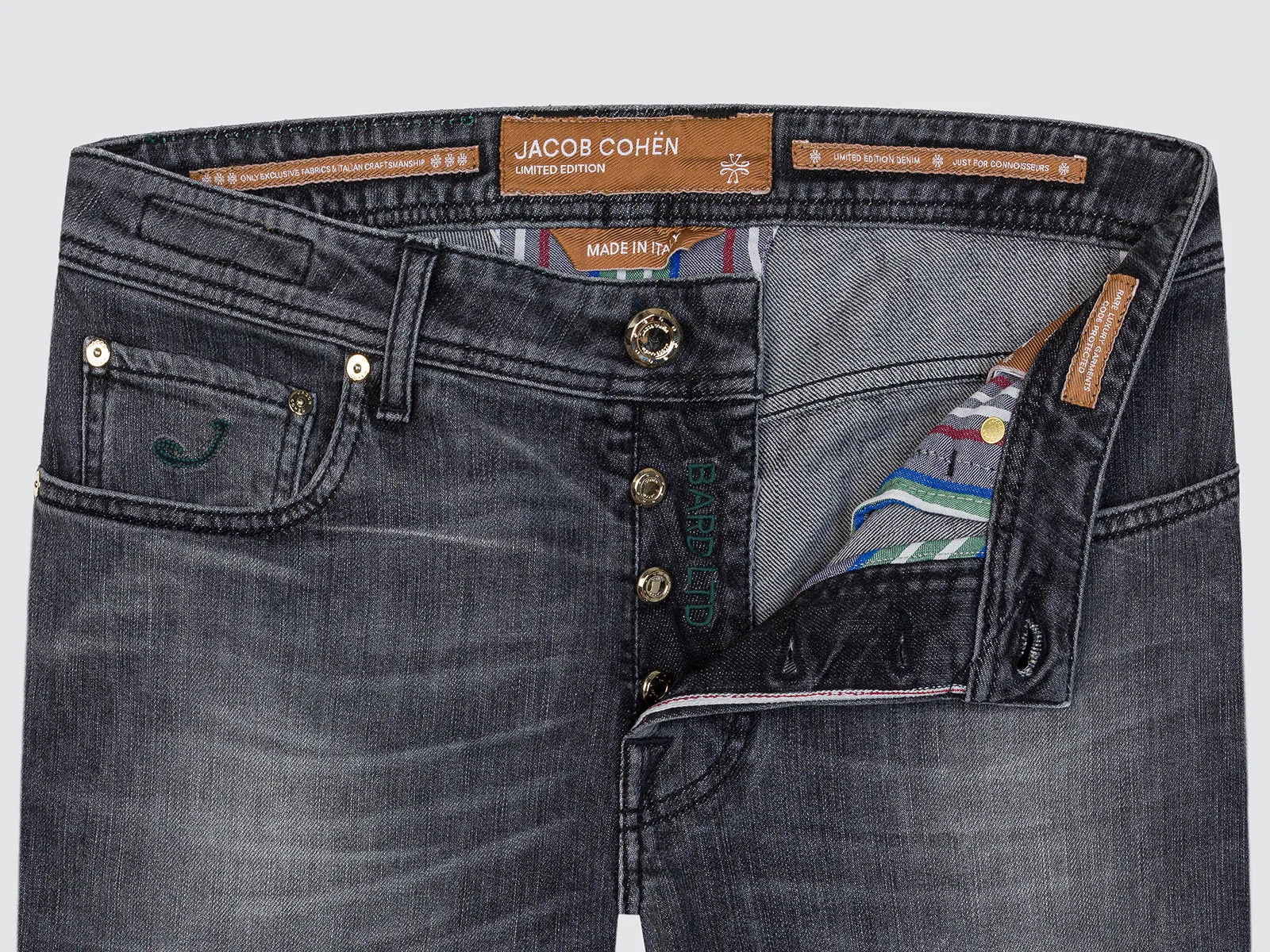 Bard Limited Edition black selvedge denim jeans