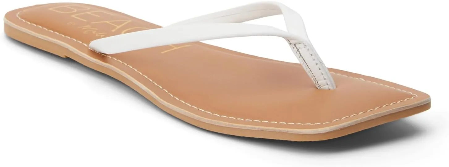 BEACH by Matisse Womens Bungalow Flip Flops Casual Sandals Casual - Black