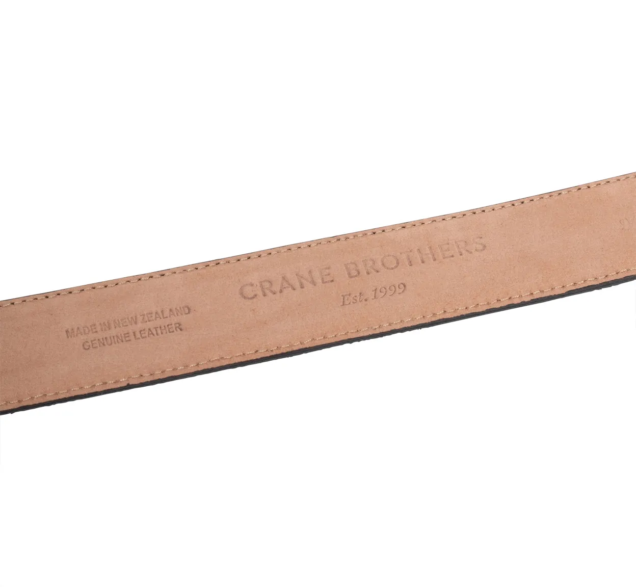 Black Suede 35mm Belt - Solid Brass Buckle