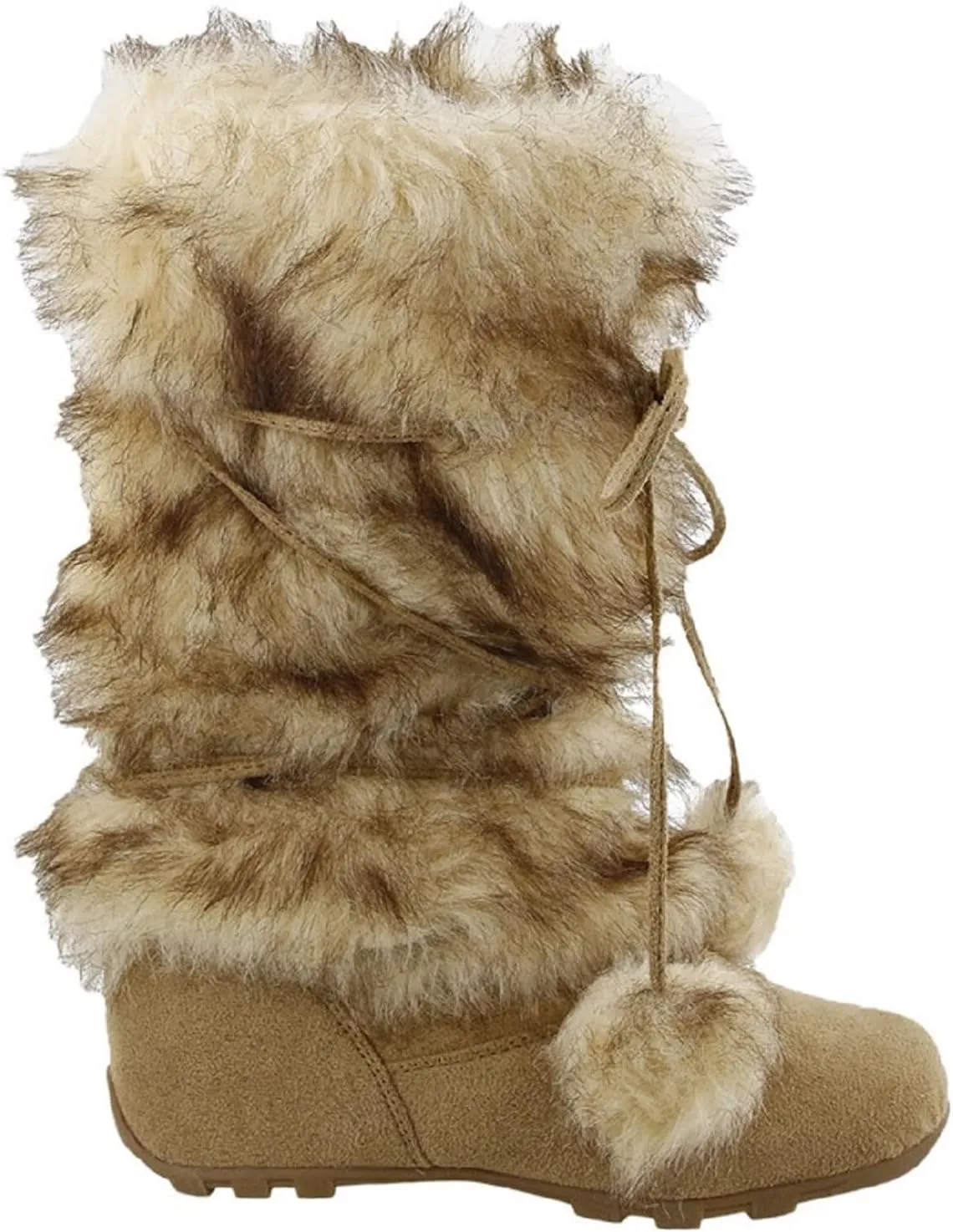 Blossom Talia-Hi Women Ladies Mukluk Faux Fur Mid Calf Warm Winter Snow Boots
