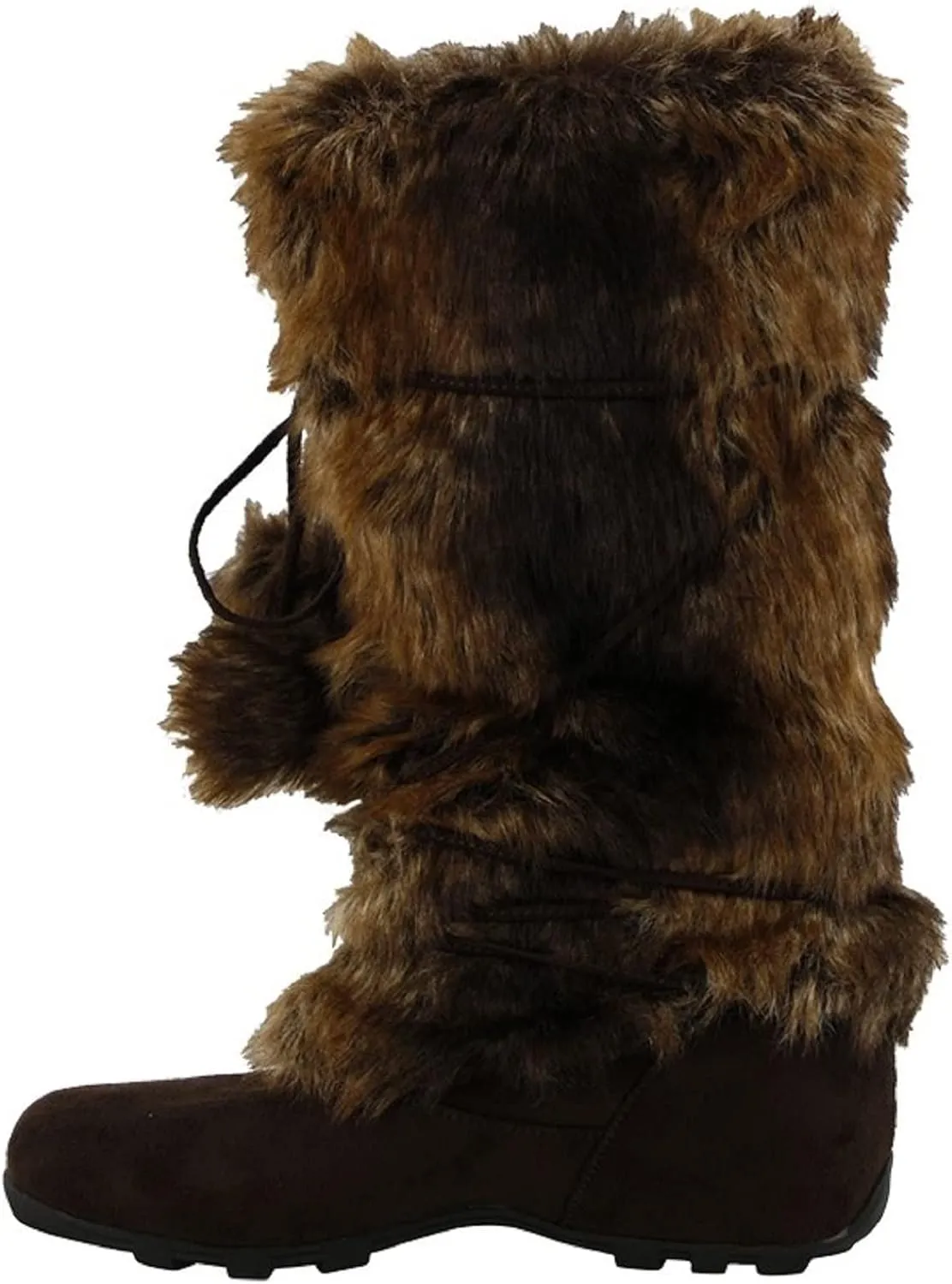 Blossom Talia-Hi Women Ladies Mukluk Faux Fur Mid Calf Warm Winter Snow Boots