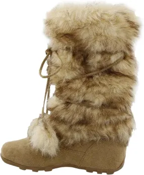 Blossom Talia-Hi Women Ladies Mukluk Faux Fur Mid Calf Warm Winter Snow Boots
