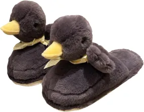 Duck Slippers for Women Fuzzy Animal Plush Slippers Winter Indoor House Slides Warm Fluffy Slipper for Men