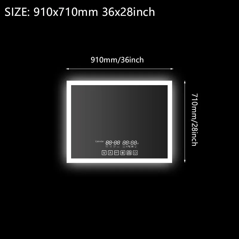 Fogless Smart  Mirror With Bluetooth Speaker