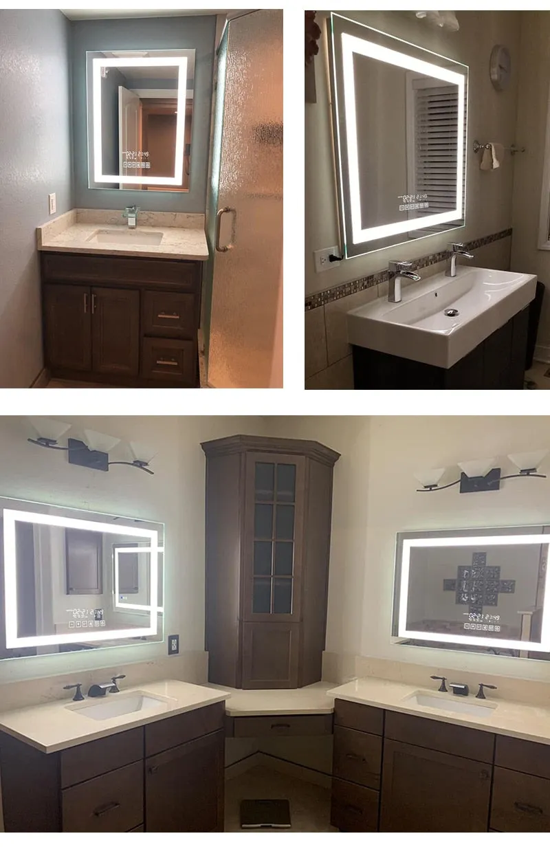 Fogless Smart  Mirror With Bluetooth Speaker