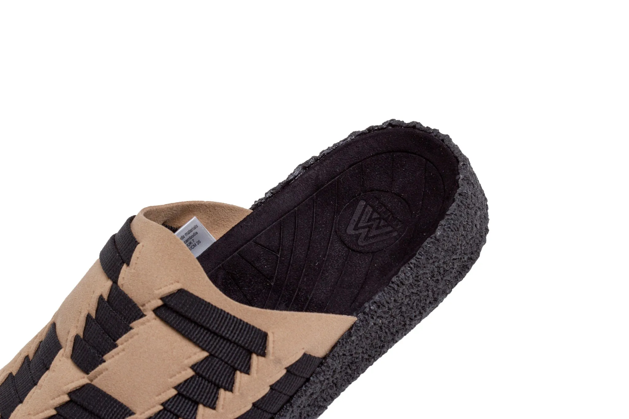 Malibu Sandals Thunderbird Suede "Black Beige"