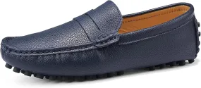 Men's Artificial Leather Penny Loafers, Casual Slippers, Driving Daily Casual Flat Shoes, Loafers