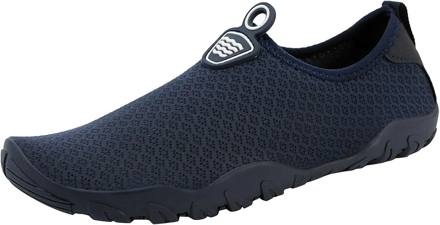 Mens Water Shoes Wide Closed Toe Non Slip Water Shoes Barefoot Wide Water Shoes for Women Barefoot Yoga Exercise Wear Sport Accessories for Water Sports Travel Walk