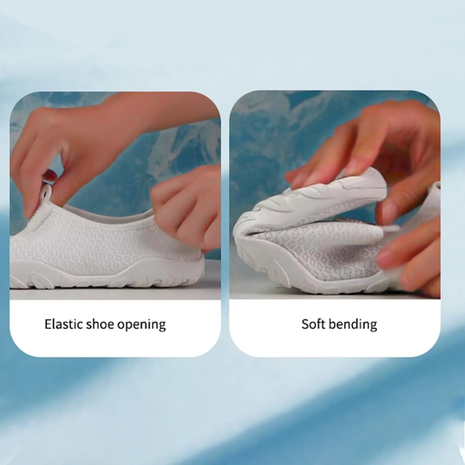 Mens Water Shoes Wide Closed Toe Non Slip Water Shoes Barefoot Wide Water Shoes for Women Barefoot Yoga Exercise Wear Sport Accessories for Water Sports Travel Walk