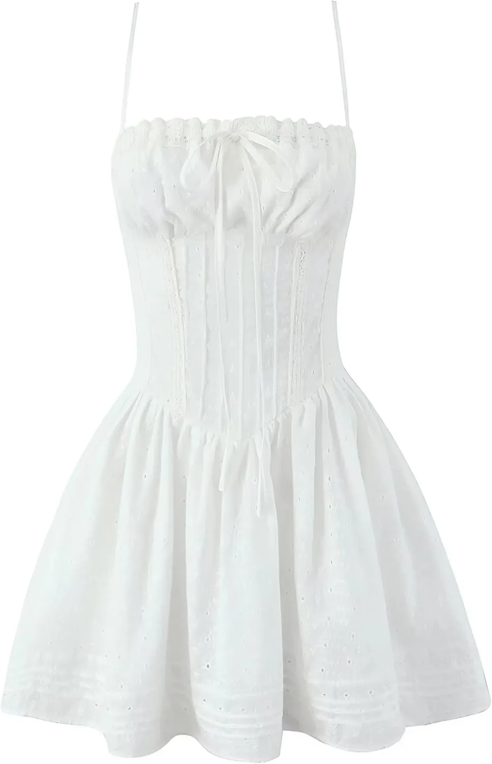 Niche Design Pure Desire Style Solid Color Dress – Spring Slim Waist Suspender Mini Dress for Trendy Women’s Outfits, Fashionable Dress for Women