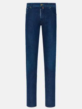 NICK LIMITED EDITION DARK BLUE SELVEDGE STRETCH DENIM JEANS