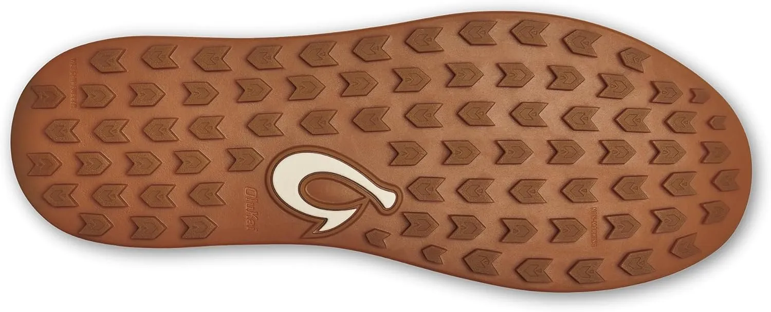 OLUKAI Wai'alae Men's Golf Shoes, Spikeless Golf Shoes, Supple Full-Grain Leather & Contoured Footbed, Waterproof & Stain-Resistant