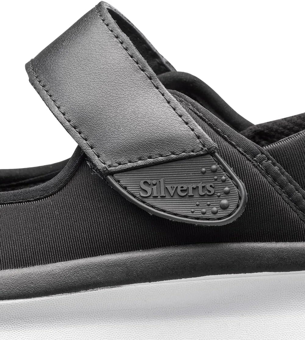 Silvert's Adaptive Clothing & Footwear Women’s Extra Wide Mary Jane Walking Shoes with Easy Touch