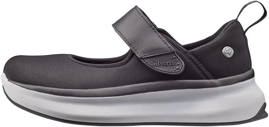 Silvert's Adaptive Clothing & Footwear Women’s Extra Wide Mary Jane Walking Shoes with Easy Touch