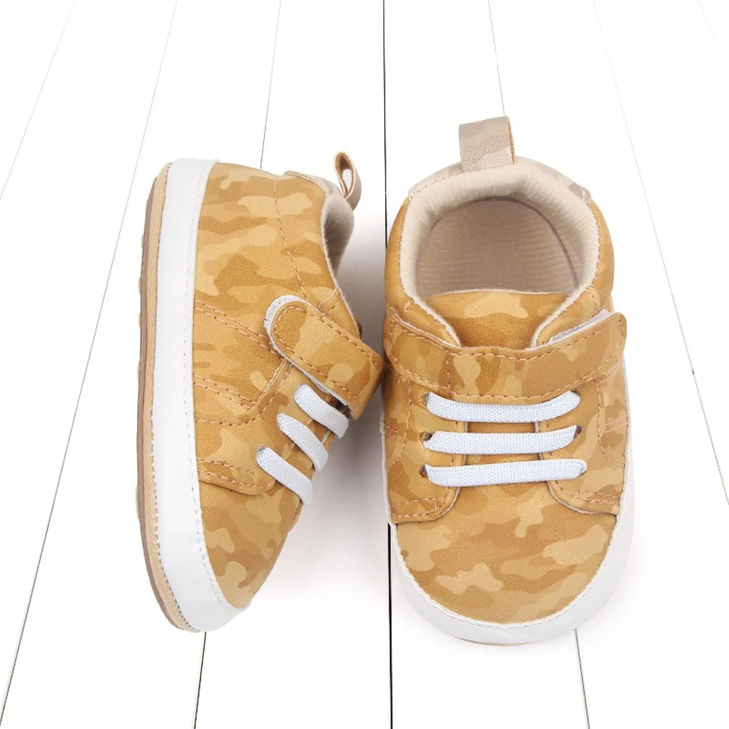 Summer Children Infant Toddler Shoes Boys and Girls Sports Flat Bottom Lightweight Camouflage Print Upper Shoes Boys