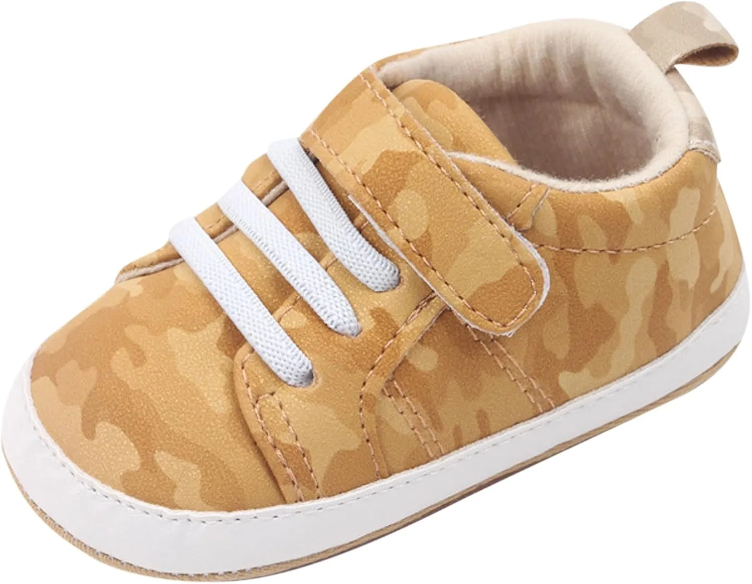 Summer Children Infant Toddler Shoes Boys and Girls Sports Flat Bottom Lightweight Camouflage Print Upper Shoes Boys