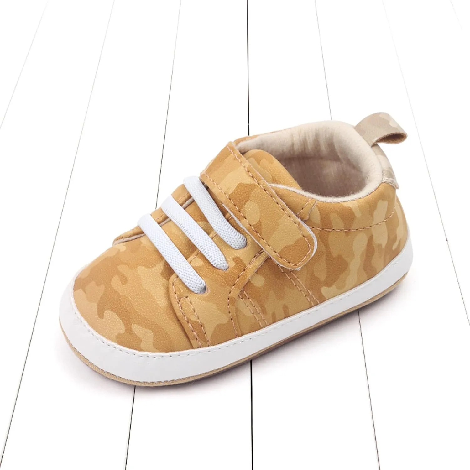 Summer Children Infant Toddler Shoes Boys and Girls Sports Flat Bottom Lightweight Camouflage Print Upper Shoes Boys
