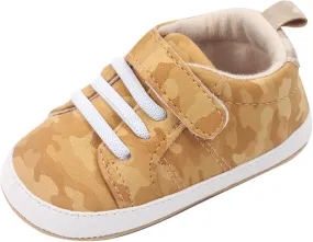 Summer Children Infant Toddler Shoes Boys and Girls Sports Flat Bottom Lightweight Camouflage Print Upper Shoes Boys