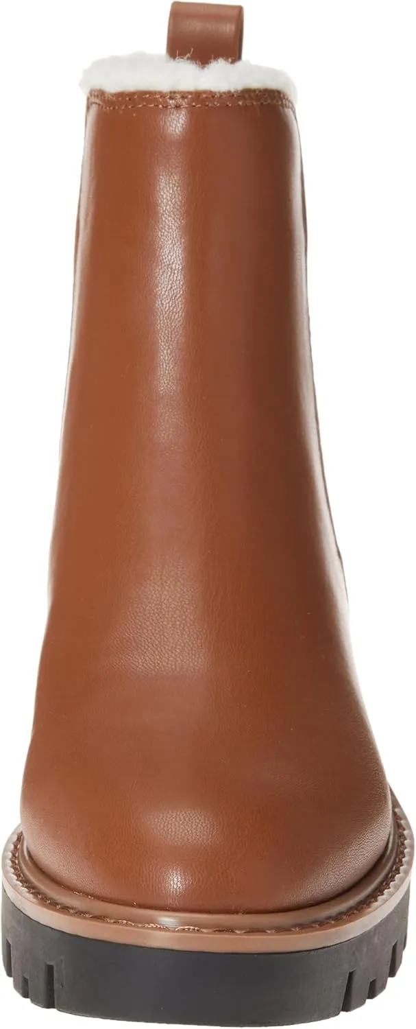 The Drop Women's Campbell Sherpa Chelsea Boot