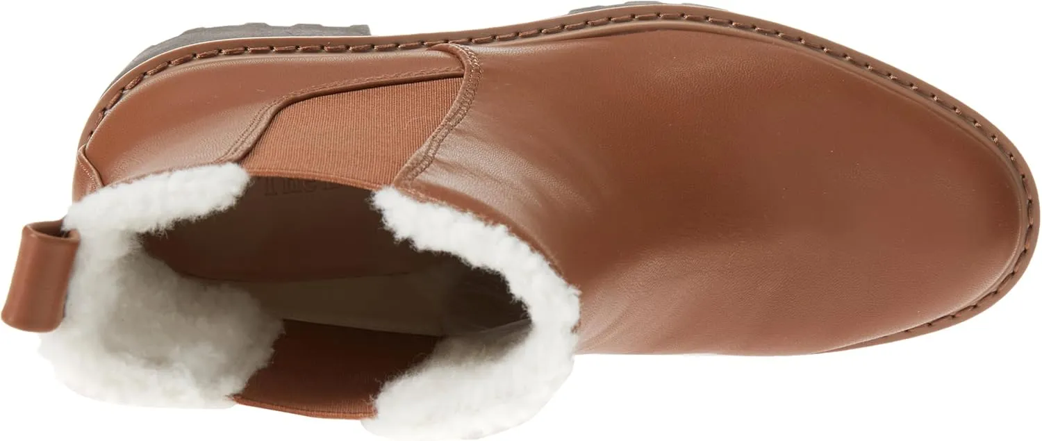 The Drop Women's Campbell Sherpa Chelsea Boot