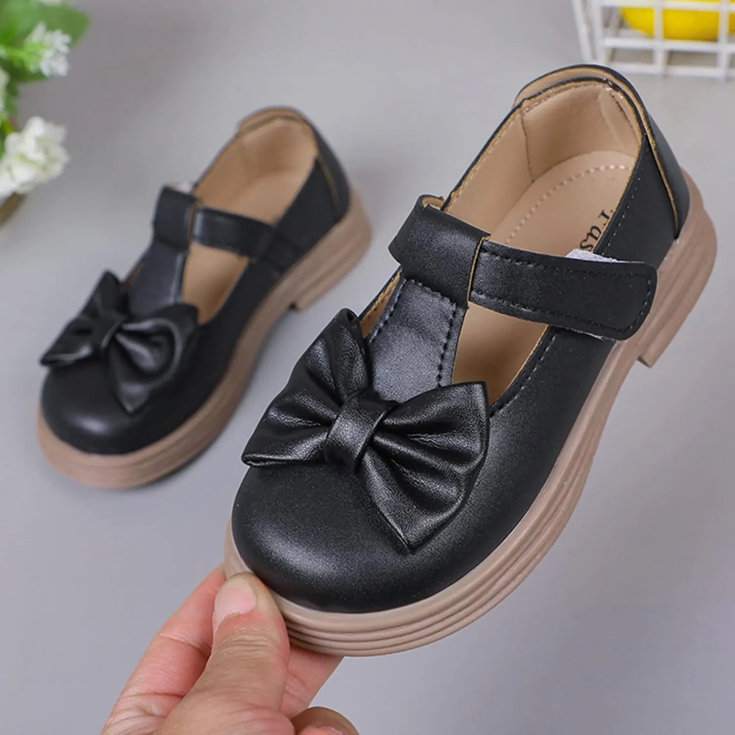 Toddler Girl Mary Jane Dress Shoes Kids Platform Uniform Shoes School Oxford Flats for Girl Toddler Girl Church Shoes